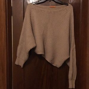 Asymmetric Crop Sweater